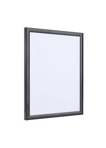 1 Aluminium fotolijsten, helder styreen 13 x 18 cm | zwart | glanzend, aluminium|PS |MDF