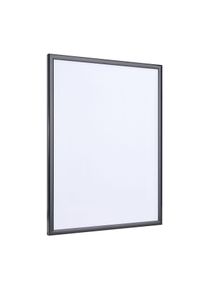 1 Aluminium fotolijsten, helder styreen 21 x 29,7 cm (A4) | zwart | glanzend, aluminium|PS |MDF