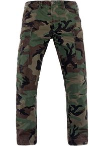 John Doe Cargo Mono Camouflage 2.0, stoffen broek , kleur: Olijf/Bruin/Donkergroen/Zwart , maat: W33/L34