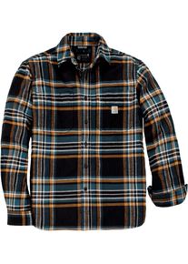 Carhartt Rugged Flex Flannel Plaid, shirt , color: Black , size: M