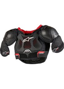 Alpinestars Bionic Action Kickstart, protector vest youth , color: Black/Red , size: 7-9 years