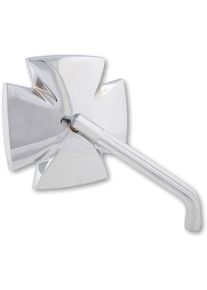 HIGHSIDER Iron Cross, achteruitkijkspiegel , kleur: chroom