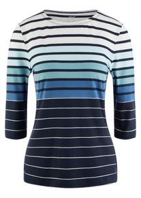 Joy Sportswear Joy - Leicht tailliertes Rundhals-Shirt, blau, Gr. 40, Baumwolle