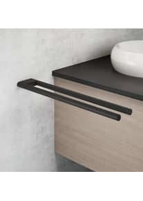 Viverso x elo Porte-serviettes de toilette P: 450 mm, 2 bras, fixe, VE4501MB,
