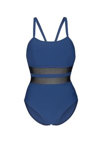 arena Jednodielne plavky 'MESH EQUALS' Ženy n&aacute;morn&iacute;cka modr&aacute; / čierna XS