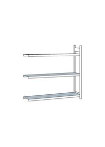 Schulte Estantería amplia, con baldas de acero, altura 2000 mm, anchura útil 2250 mm, estantería de ampliación, profundidad 400 mm