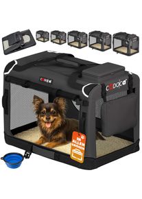 Cadoca Transportbox Antraciet S 50x34x36cm