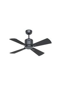 eco neo III 92, ventilador sin luz, cuerpo antracita, aspas de teca y negras, CasaFan