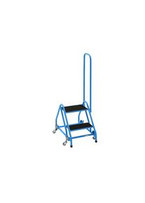Scaletta mobile in tubi d'acciaio eurokraft pro