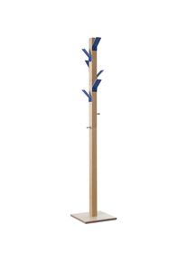 Garderobenständer, Massivholz, Krone blau EasyCLOTH