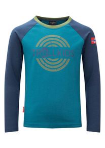 Trollkids Longsleeve "Preikestolen" blauw/donkerblauw - 45% | Maat: