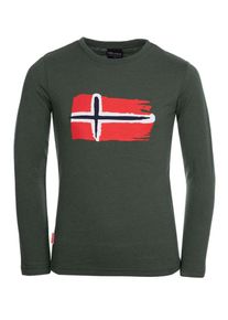 Trollkids Functioneel shirt "Oslo" kaki - 53% | Maat: 98 |