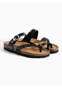 Sunbay Teenslippers "Tulipe" zwart - 64% | Maat: 37 |