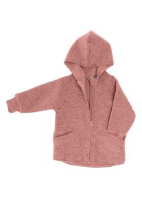 Engel Baby-Jacke mit Kapuze und Reißverschluß Wollen vest Kinderen (74/80 |roze)