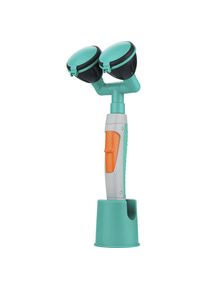 Hand-oogdouche ClassicLine, 2 douchekoppen, grijs, groen