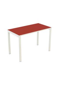 easyDesk Compact bureau easyDesk , h x b x d = 750 x 1140 x 600 mm, rood