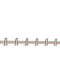 Wandgarderobe COMFORT, HxBxT 160 x 1496 x 68 mm, Eiche-Dekor