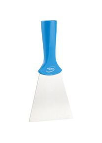 vikan Rasqueta, modelo con mango, con hoja de acero inoxidable, UE 10 unid., azul