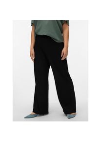 Vero Moda Curve , Anzughose »VMCBERLIN ZAMIRA MW WIDE PANT CUR« , Black , Länge 32 , 54 -Länge 32 , 54 , Bequeme Hose von Vero Moda Curve