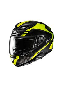 HJC F71 Tozz MC3H Motorradhelm (Schwarz/Fluogelb)