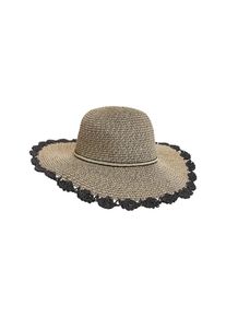 Funky Buddha Dames Hoed beige / zwart 55-60