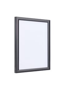 Cadre photo en aluminium, styrène transparent 10 x 15 cm | noir | brillant, aluminium|PS |MDF