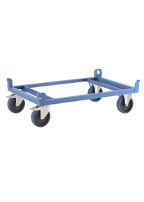Telaio con rotelle in acciaio eurokraft pro