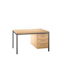 LENA - Onderkast, h x b x d = 540 x 434 x 800 mm, 1 benodigdhedenlade, 3 materiaalladen, beukenhoutdecor