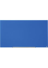 Glas-Whiteboard WIDESCREEN, rahmenlos, 57'' - BxH 1264 x 711 mm, blau NOBO