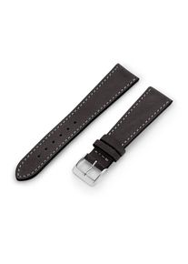 Garmin bracelet made of leather from the manufacturer | "HIGH AIR" 22mm / Black