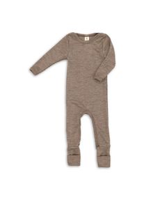 Engel Children's Pyjama Suit with Leg Cuffs Overall Kids (74/80, brown)
