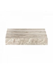 Blomus Marble Soap Dish LAMURA Mourning Dove, marble & stainless steel, elegant, stable, unique, premium