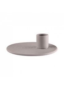 Blomus Candle Holder NONA Bark, porcelain, unglazed, one-of-a-kind, modern look, lantern, décor, stable, for candles Ø 22 mm