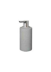 Blomus CRETO soap dispenser Micro Chip, 190 ml, concrete & zinc die-cast, minimalist, PU-sealed, durable, modern bathroom accessory