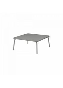 Blomus lounge table YUA Granite Gray 80x80 cm – weatherproof lounge table with stylish powder coating for modern outdoor spaces