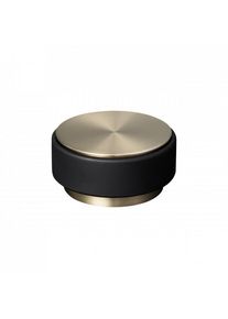 Blomus STOP Doorstop Brass 1 kg, stainless steel & silicone, optimal scratch protection, non-slip, elegant design, for light doors, Ø 4.5 cm