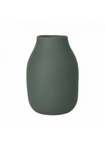 Blomus Vase COLORA Agave Green L – Keramik, handgefertigt, Gumminoppen, modernes Design, stilvolle Blumenvase, verschiedene Farben, Größe L
