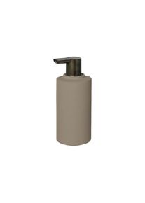 Blomus Seifenspender CRETO, Mourning Dove, 190 ml, Beton, Zinkdruckguss, PU-versiegelt, minimalistisches Design, langlebig, modern, Badaccessoire
