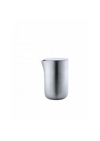 Blomus BASIC Sahnekännchen, Silber, Edelstahl matt, 120 ml – Kännchen mit Deckel, spülmaschinengeeignet, ideal für Kaffee, Frühstück & Haushalt