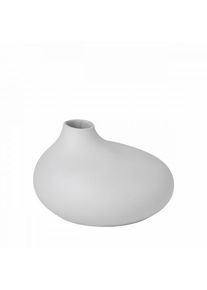 Blomus Vase NONA Micro Chip – Porzellan, unglasiert, Unikat, markante Form, stilvoll für Blumen, natürliche Optik, moderne Dekoration