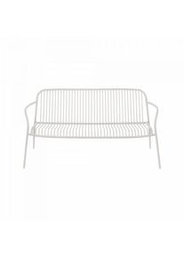 Blomus Loungesofa YUA WIRE Silk Gray – wetterfestes Metallsofa mit filigranen Streben für moderne Gärten und stilvolle Terrassen