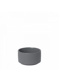 Blomus PILAR Snack Bowl Pewter 130 ml – compact ceramic bowl, dishwasher-safe