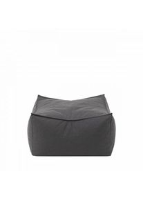 Blomus Outdoor Hocker STAY Coal 60 x 60 cm Material: Kunstfaser · wetterfester Pouf mit EPS-Füllung – ideal als Sitzhocker oder Liegefläche im Garten