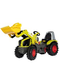 Rolly Toys Tretfahrzeug &raquo;Premium Claas Axion 960&laquo; Kindertraktor mit Lader und Bremse in gr&uuml;n