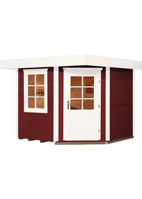 Weka Gartenhaus »Designhaus 213 Plus« in rot