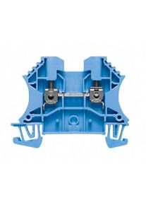 Weidmüller 100 Stück Weidmüller WDU 2.5 BL Durchgangsreihenklemme Reihenklemme Klemme Schrauben blau