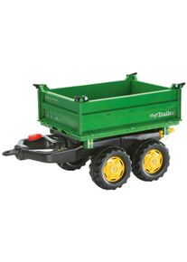 Rolly Toys Kinderfahrzeug-Anhänger für Trettraktoren in grün
