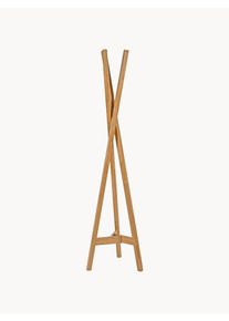 WOODMAN Bengaleiro de pé em madeira de carvalho Clift Castanho Madeira, Madeira maciça Alt 175 cm