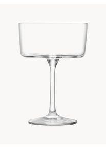 LSA International Champagnekupor Gio, 4st Transparent Glas &Oslash; 9 x H 13 cm, 230 ml