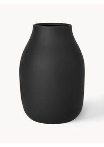 Blomus Ręcznie wykonany wazon Colora Czarny Ceramika Ø 14 x W 20 cm